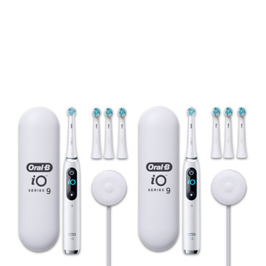 iO Series 9 Twin Pack in White Alabaster| Oral-B