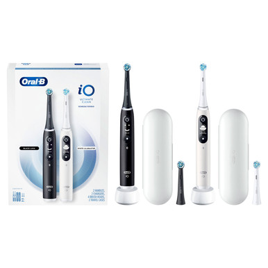 Photos - Toothbrush Head Oral-B iO Ultimate Clean Rechargeable Electric Toothbrush Twin Pack 803734 
