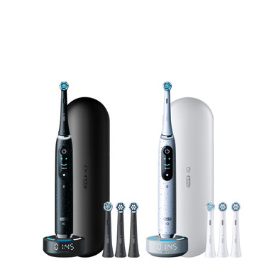 iO Series 10 Electric Toothbrush Twin Pack, Cosmic Black +