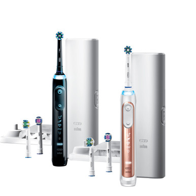 Oral-B Genius 7500 Rechargeable Electric Toothbrush Twin Pack