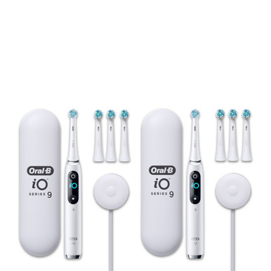 iO Series 9 Twin Pack in White Alabaster| Oral-B