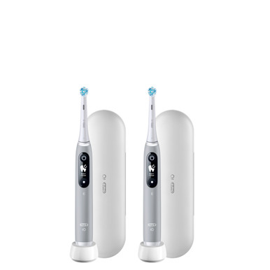 Oral-B iOシリーズ6 グレーオパール 本体　付け替え iO Series 6 Twin Pack | Oral-B