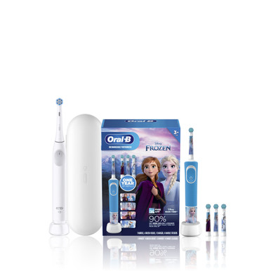 Oral-B Family Pack featuring iO2 + Disney's Frozen, Pure White