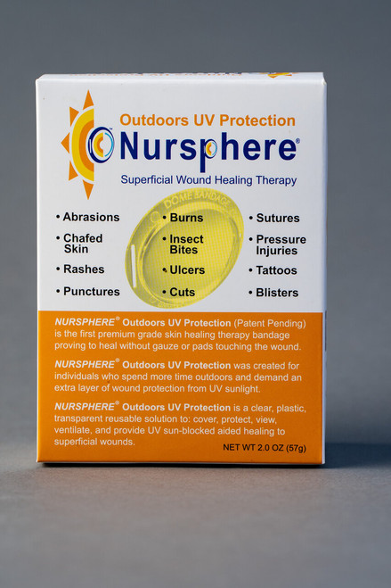 Nursphere® Original Outdoors UV Protection Dome Bandages with New Wound Tracker™ App