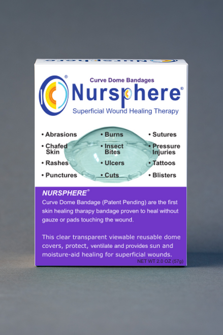 Nursphere® Original Curve Dome Bandages with New Wound Tracker™ App