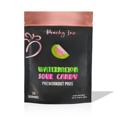 Watermelon Sour Candy Pre-workout Pods