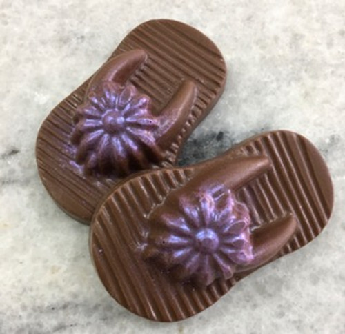 Chocolate Flip Flops 