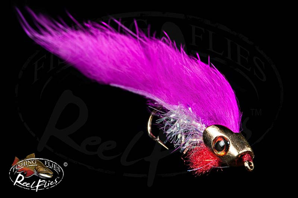 Boney Baitfish Hot Pink Fishing Fly from