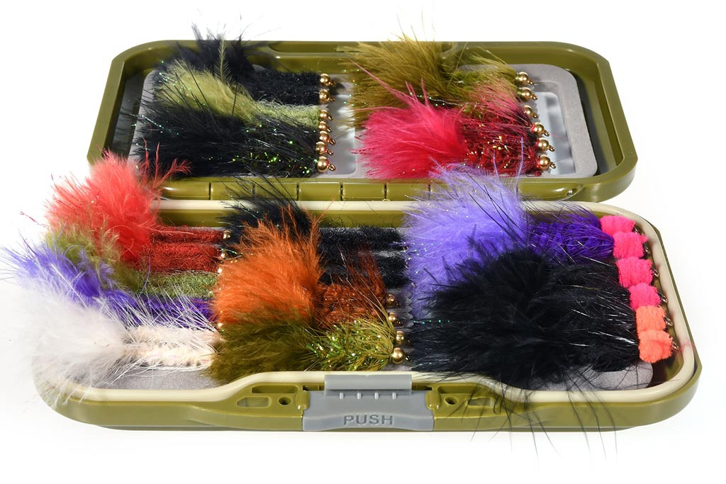 Large Waterproof fly box, double sided with micro slit foam from  ReelFlies.ca