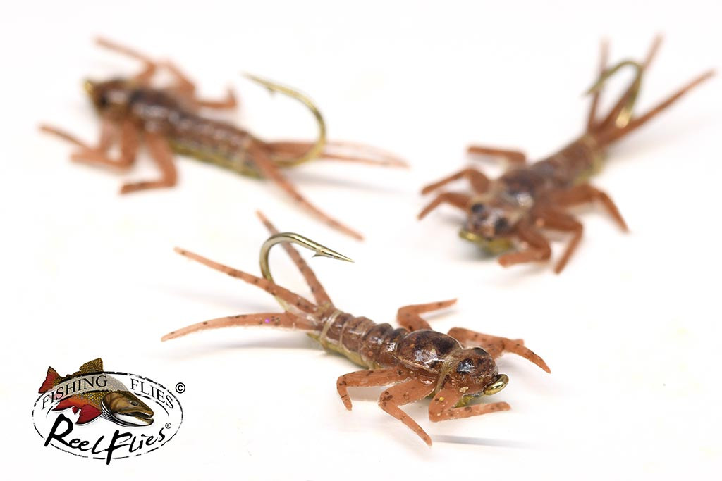 ReelFlies® Ultra Realistic March Brown Nymph Flies – Hand-Crafted