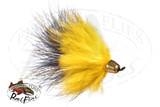 CH Popsycle Yellow Black Streamer fly