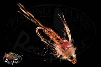 BH ReelFlies Ginger Quill Mayfly Nymph Fly