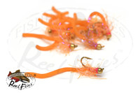 Flashy Squirmy Worm Orange