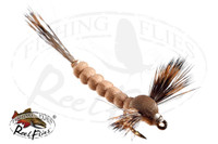 Extended Body Brown Tan Mayfly