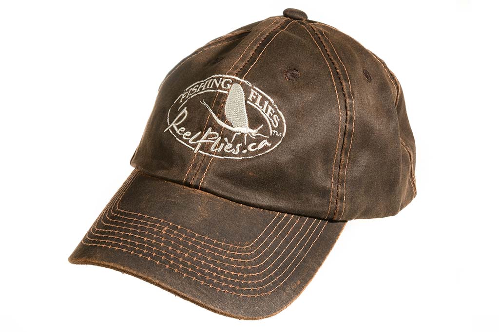 ReelFlies Fly Fishing Ball Cap in Weathered Brown color
