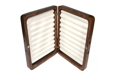 Black Walnut Wooden Fly Box,fly box,wooden fly box,walnut fly box