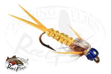 Rainbow Head Rh Amber Woven Stonefly - Rf-5440