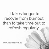 How to prevent burnout!