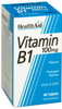 HealthAid Vitamin B1 100mg 90 Tablets