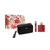 Versace Eros Flame Pour Homme Gift Set – Eau de Parfum 100ml + Travel Spray 10ml + Black Trousse