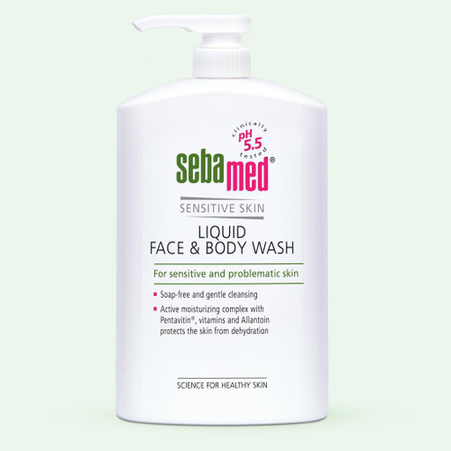 Sebamed Sensitive Skin Liquid Face & Body Wash 1000ml Sebamed Sensitive Skin Liquid Face & Body Wash 1000ml