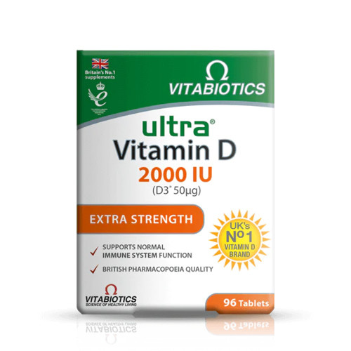Vitabiotics Ultra Vitamin D 2000IU 96 Tablets