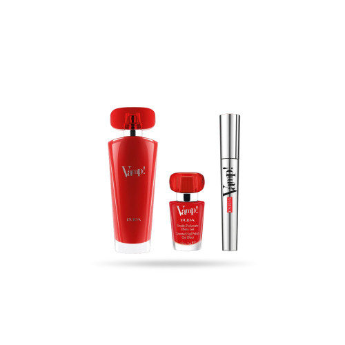 Pupa Vamp! Eau De Parfum Red Nail Polish + Mascara Gift Set Pupa Vamp! Eau De Parfum Red Nail Polish + Mascara Gift Set