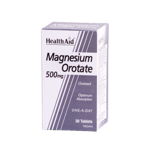 HealthAidMagnesium Orotate Tablets 500mg 30 Tablets HealthAidMagnesium Orotate Tablets 500mg 30 Tablets