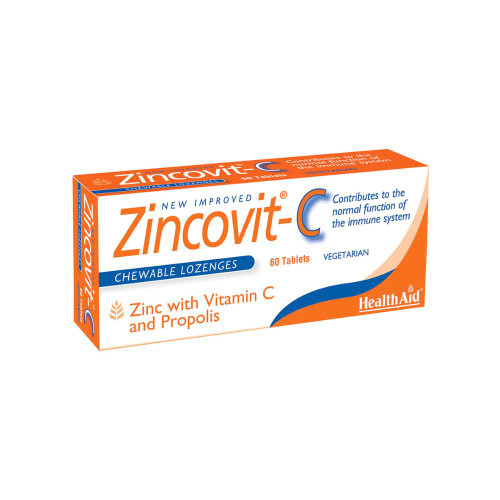 HealthAid Zincovit-C 60 Chewable Tablets
