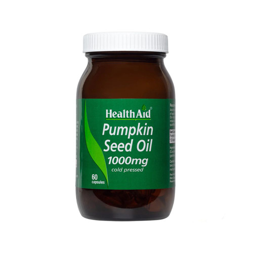 HealthAid Pumpkin Seed Oil 1000mg 60 Capsules HealthAid Pumpkin Seed Oil 1000mg 60 Capsules