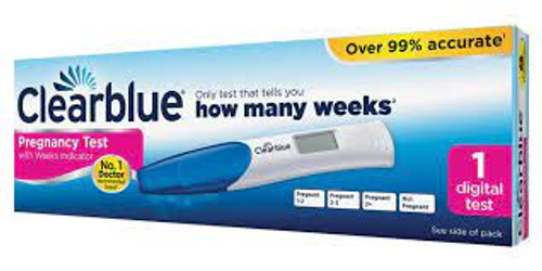 CLEAR BLUE PREGNANCY TEST HOW MANY WEEKS
