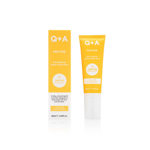 Q+A Peptide SPF 50 Anti-Ageing Daily Sunscreen