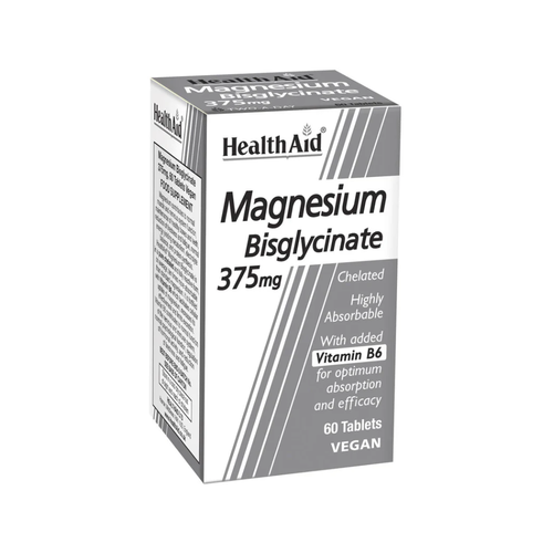 HealthAid Magnesium Bisglycinate 375MG X60