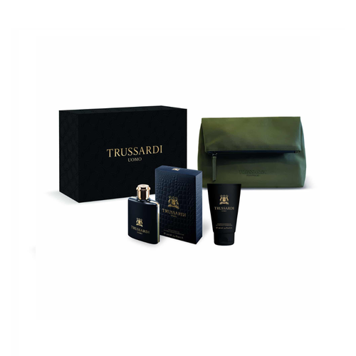 Trussardi Uomo Eau De Toilette + Shampoo & Shower Gel 100ml + Bag