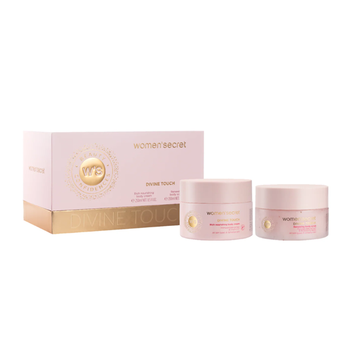 Women'secret Divine Touch Body Cream 250ml + Body Scrub 200ml Women'secret Divine Touch Body Cream 250ml + Body Scrub 200ml