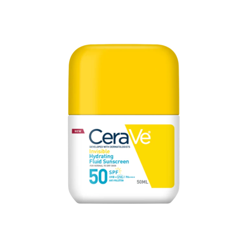 CeraVe Invisible Hydrating Fluid Face Sunscreen SPF50+