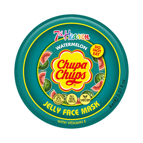 7th Heaven Chupa Chups Watermelon Jelly Mask with Vitamin E - Moisturises & Smooths Skin