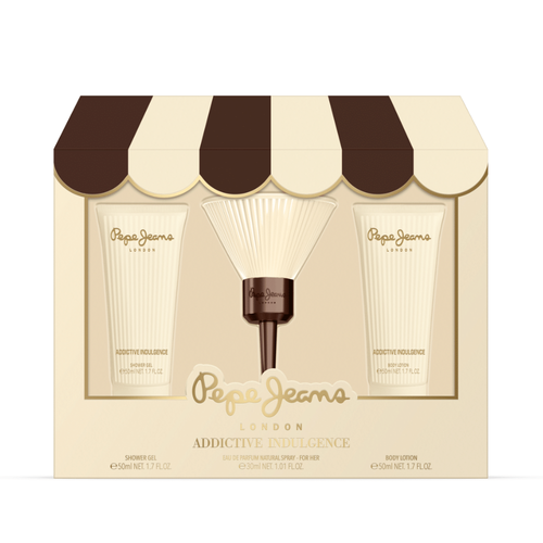 Pepe Jeans Addictive Indulgence Gift Set For Her Eau De Parfum 30ml, Shower Gel 50ml & Body Lotion 50ml