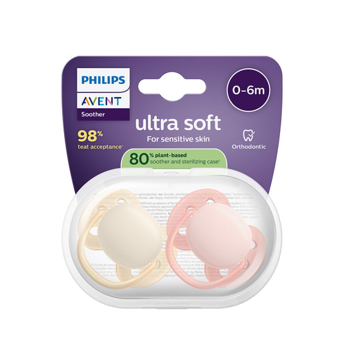 Philips Avent Ultra Soft Soother 0-6m