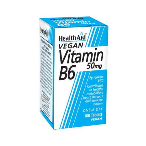 HealthAid Vitamin B6 50mg 100 Tablets