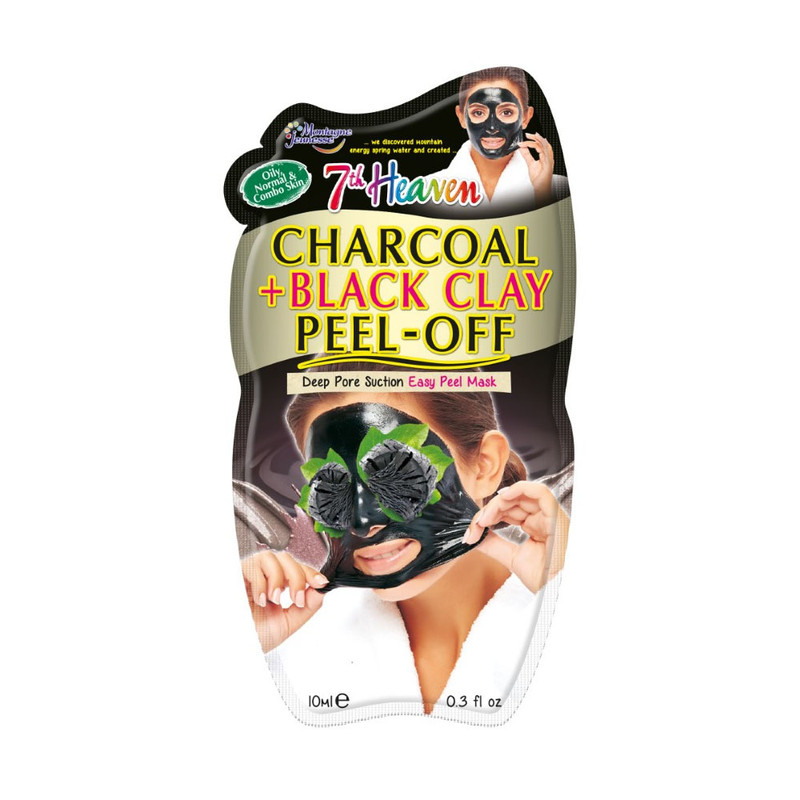 7th Heaven Charcoal + Black Clay Peel Off Mask