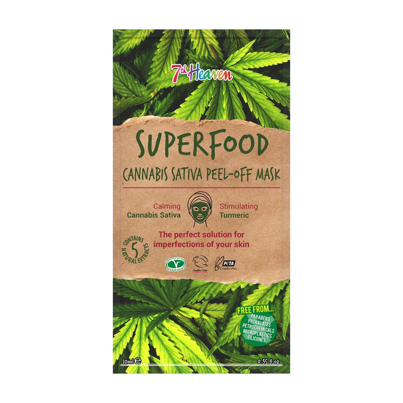7th Heaven Superfood Cannabis Sativa Peel Off Mask
