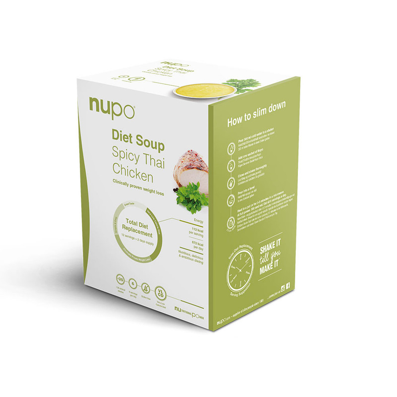 Nupo Diet Soup Spicy Thai Chicken 12 serv