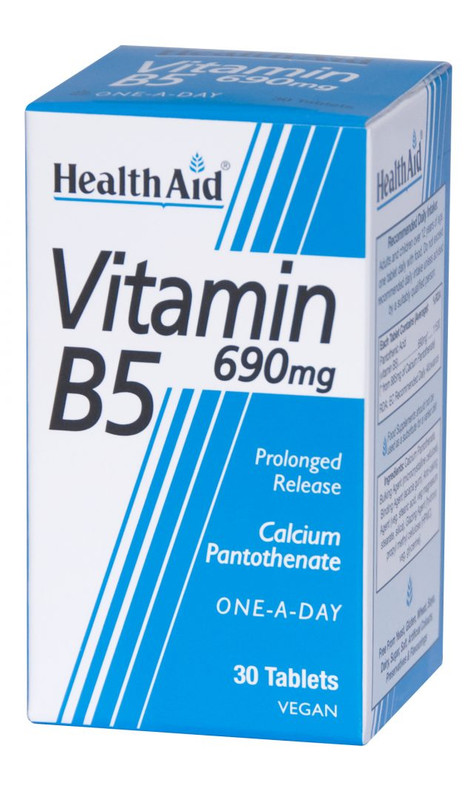 HealthAid Vitamin B5 690mg 30 Tablets