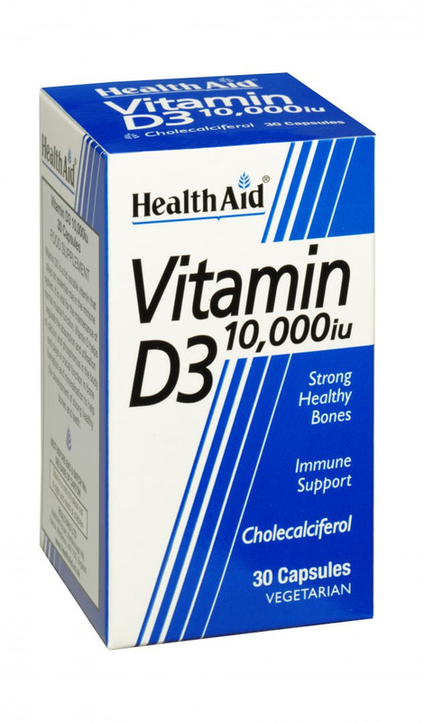 HealthAid Vitamin D3 10,000iu 30 Vegicaps