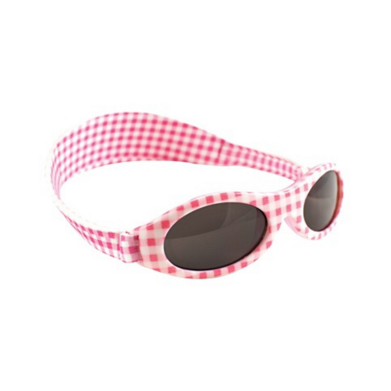 Baby Banz Adventure Pink Check Sunglasses