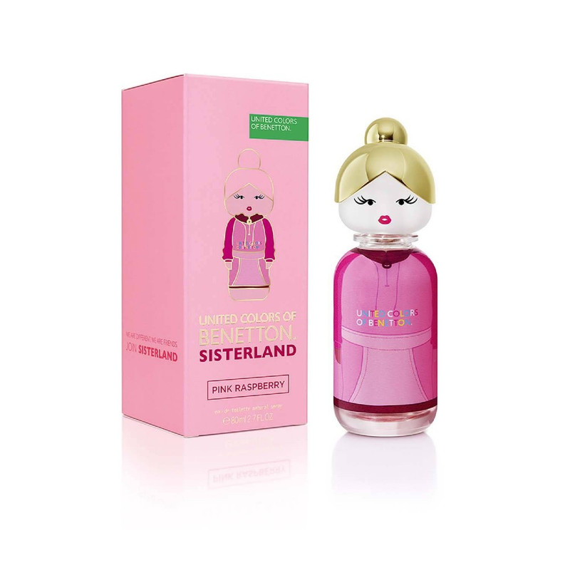 UNITED COLORS OF BENETTON SISTERLAND Pink Raspberry EAU DE TOILETTE 80ML
