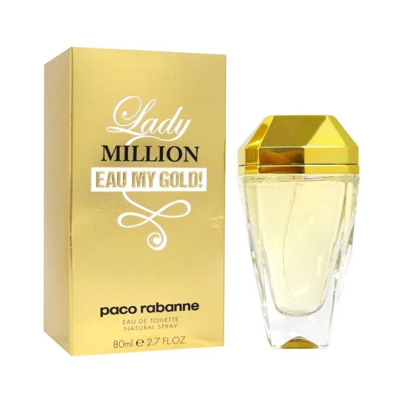 Paco Rabanne Lady Million Eau my Gold! Eau De Toilette 80ml