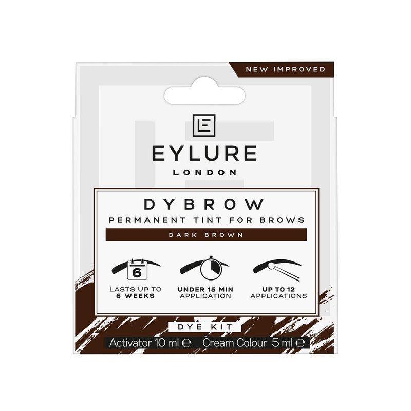 Eylure DYBROW DYE KIT – DARK BROWN