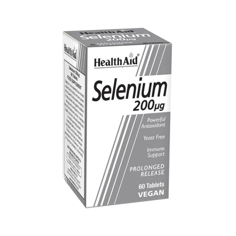 HealthAid Selenium 200ug 60 Tablets